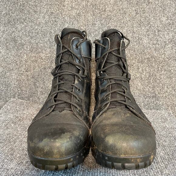 5.11 Tactical Mens 12 All Terrain Black Work Boots 6 Inch Side Zipper Military main image 9